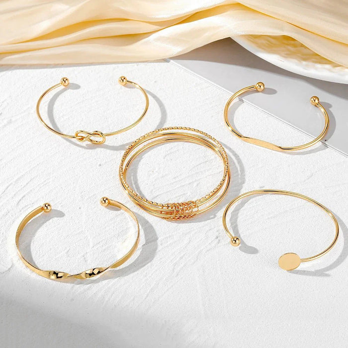 Bonnie Twist Bangle Bracelet Stack
