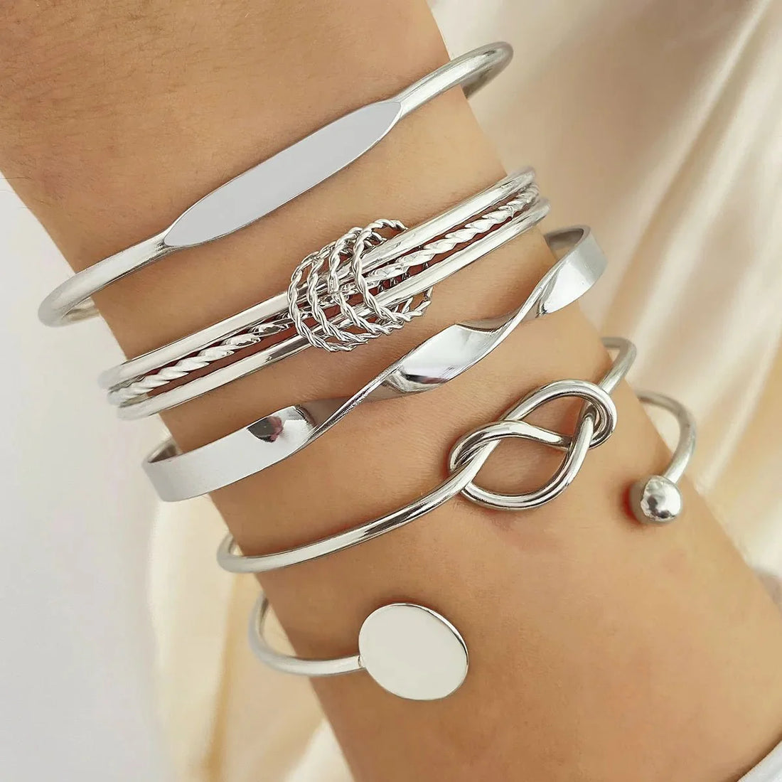 Bonnie Twist Bangle Bracelet Stack