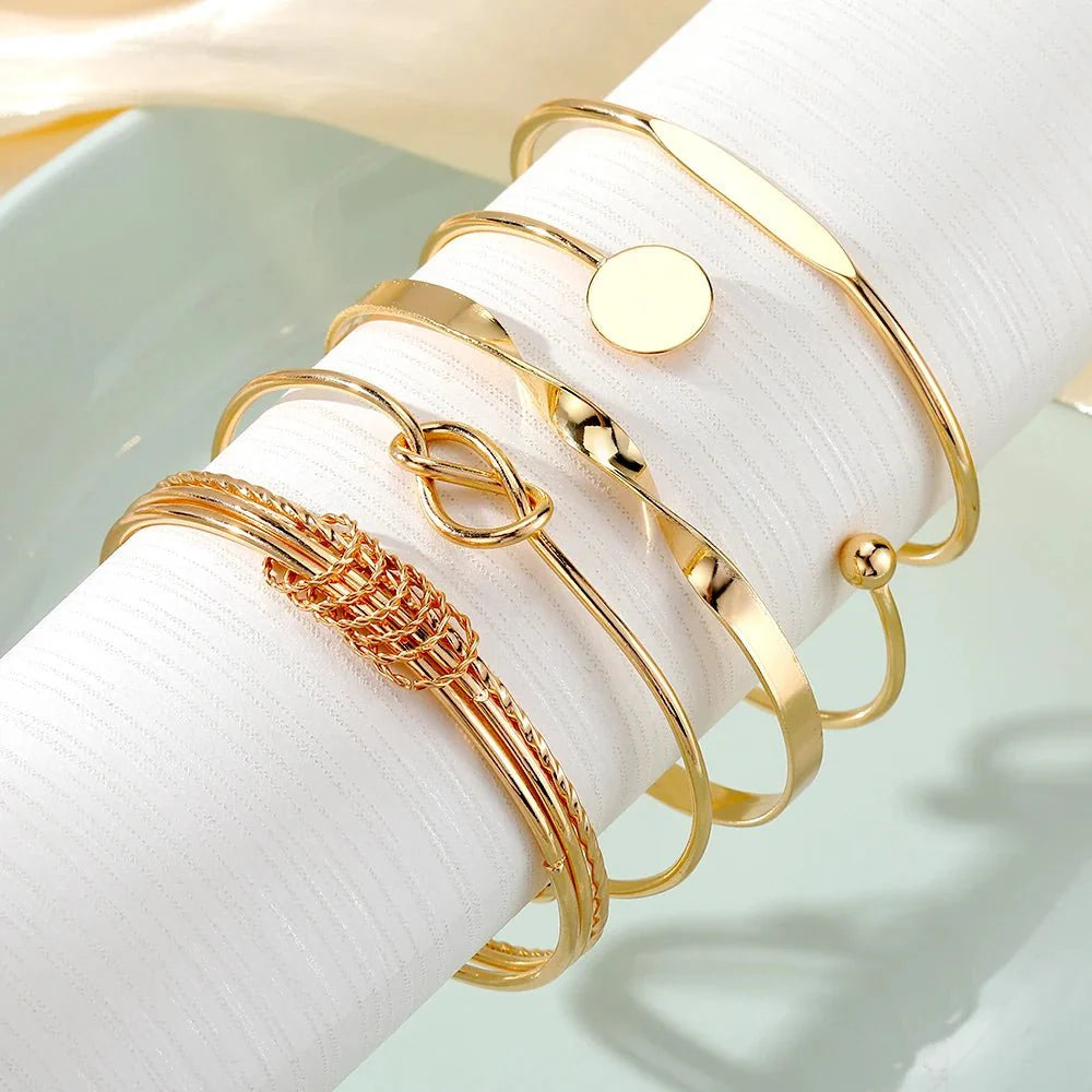 Bonnie Twist Bangle Bracelet Stack