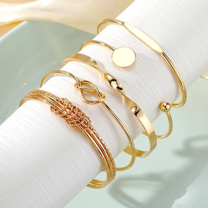 Bonnie Twist Bangle Bracelet Stack