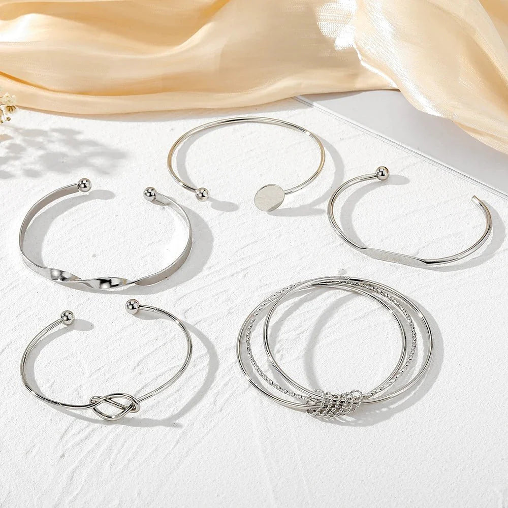 Bonnie Twist Bangle Bracelet Stack