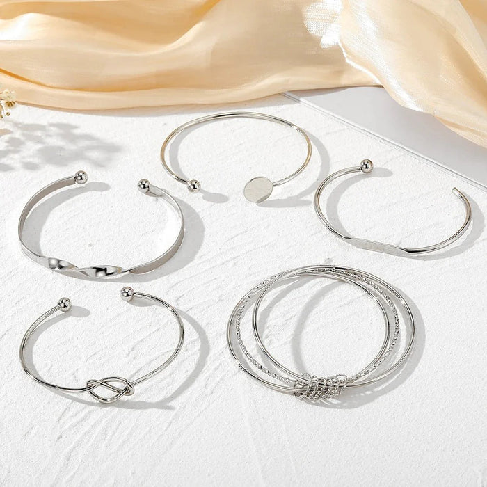 Bonnie Twist Bangle Bracelet Stack