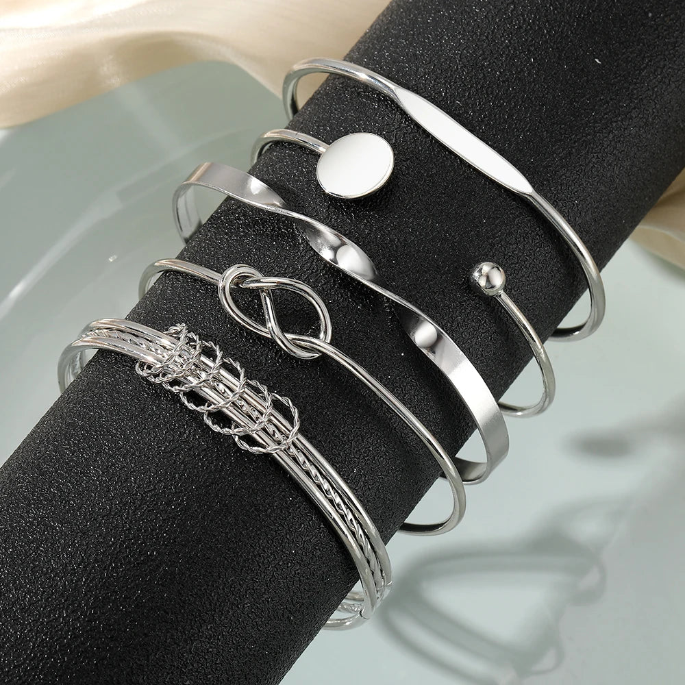 Bonnie Twist Bangle Bracelet Stack