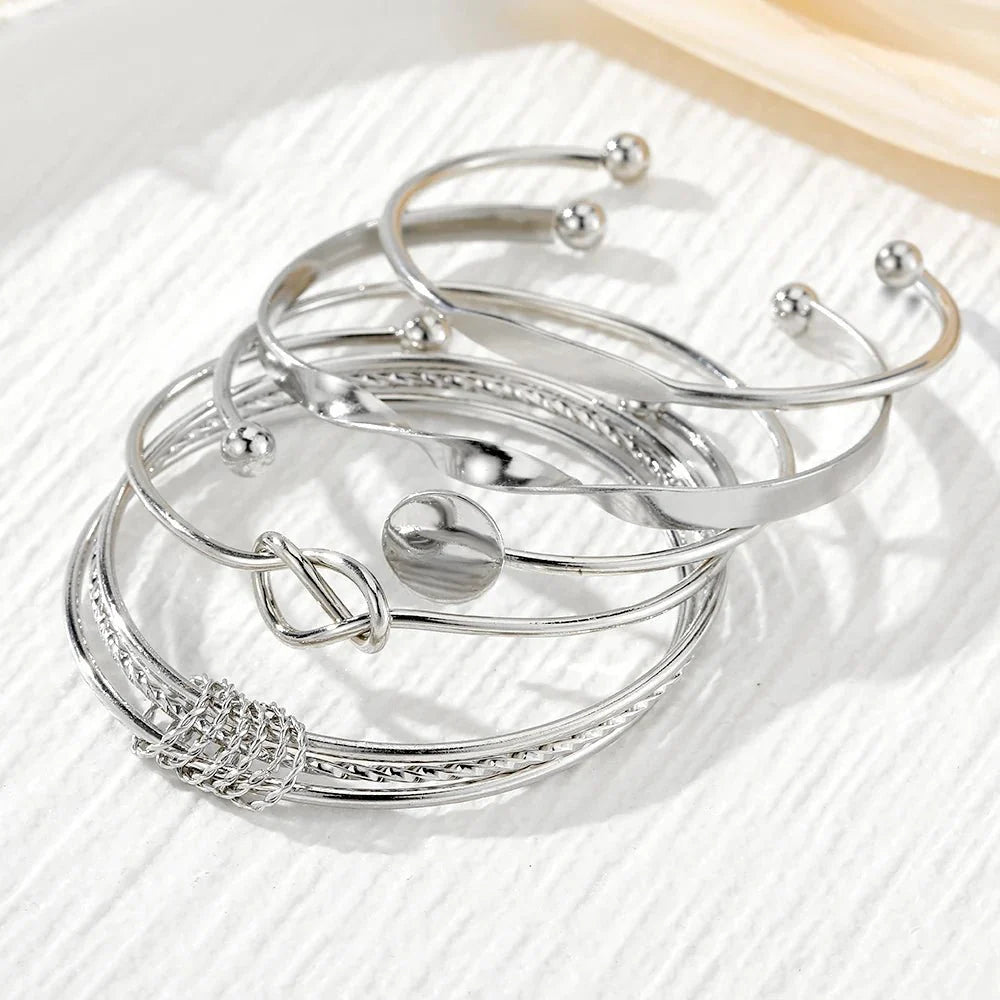 Bonnie Twist Bangle Bracelet Stack