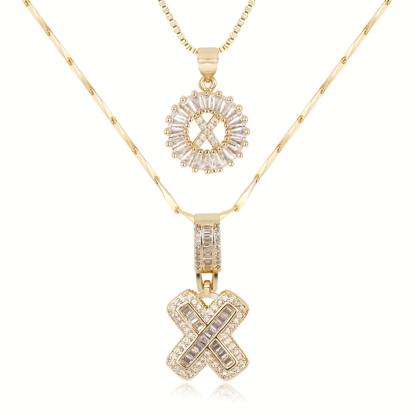 Olivia 14k Diamond Letter Initial Necklaces