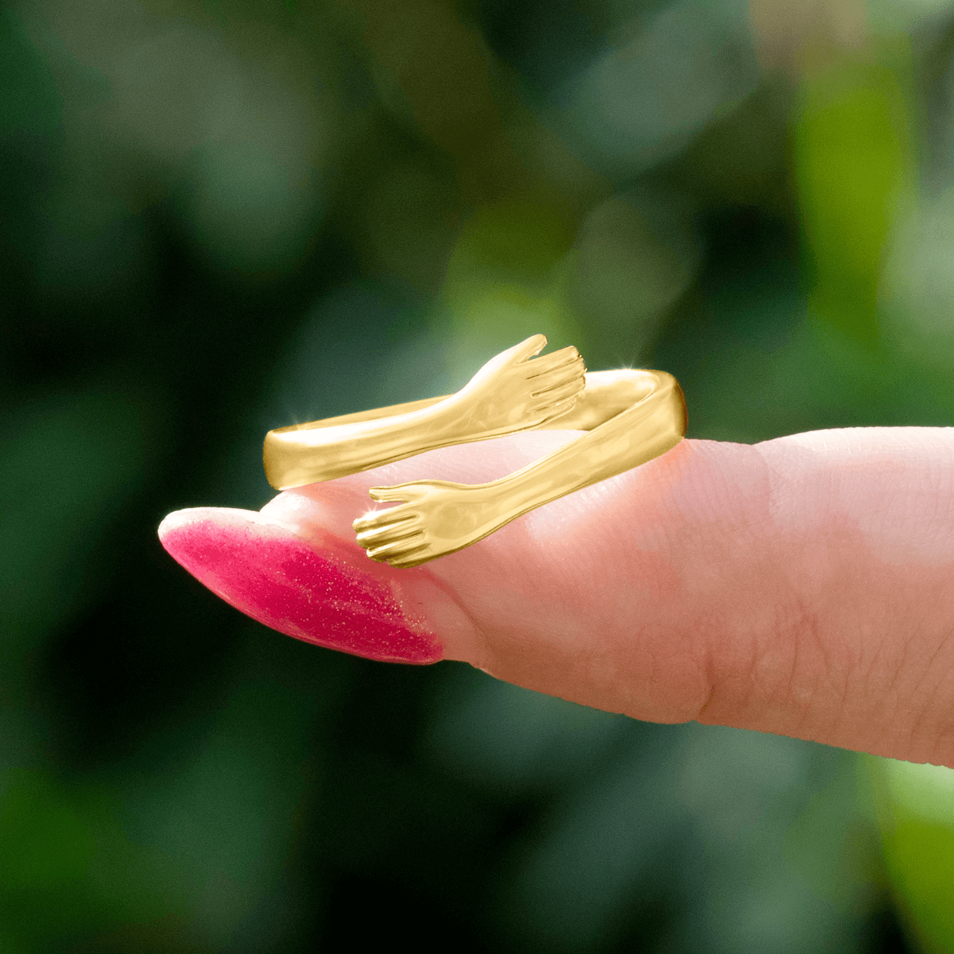 Hug From Heaven Gold Ring