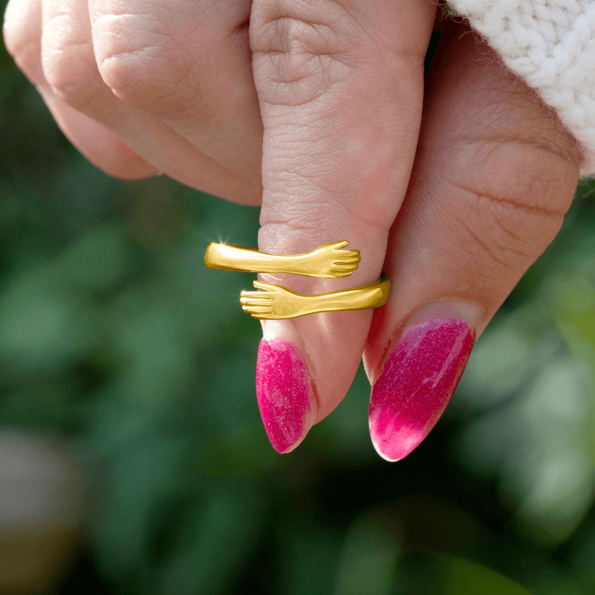 Hug From Heaven Gold Ring