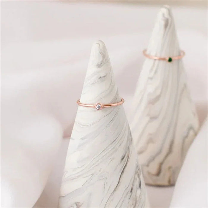 Birthstone Stacker Ring