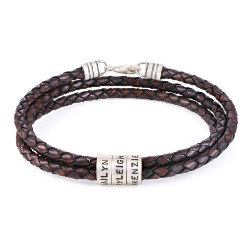John - Regal Braided Leather Bracelet
