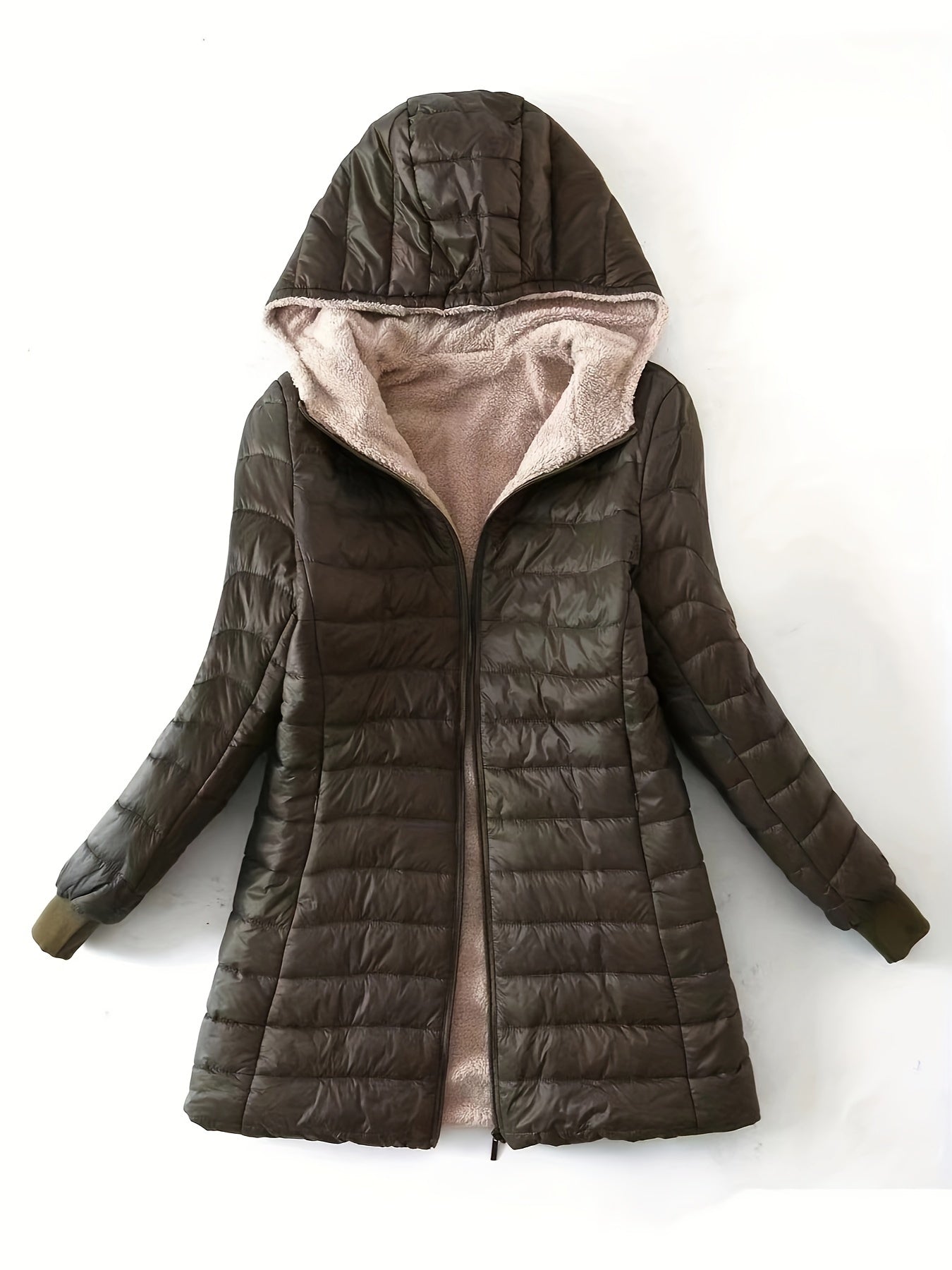 Long Casual Puffer Winter Coat for Women