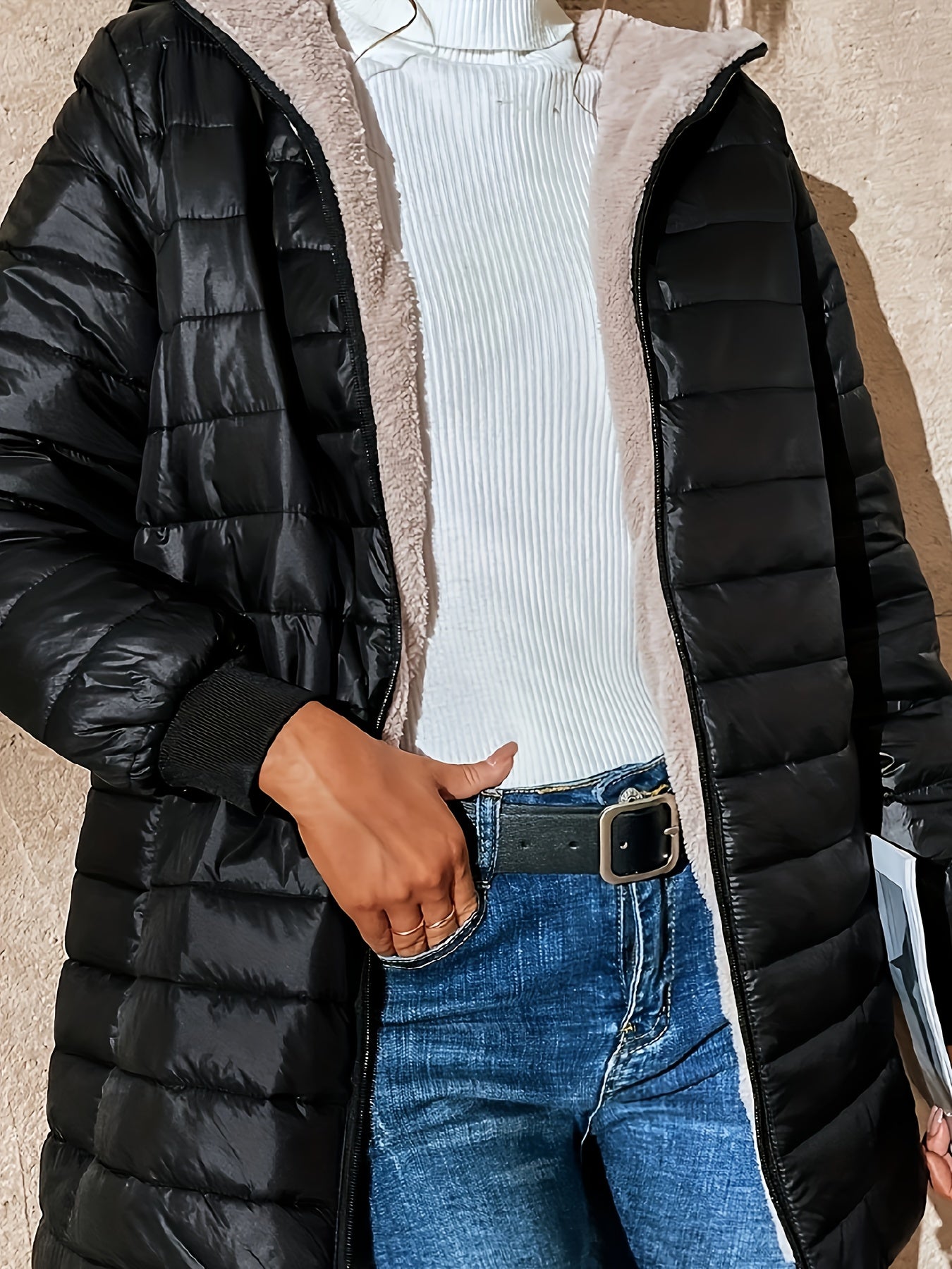 Long Casual Puffer Winter Coat for Women