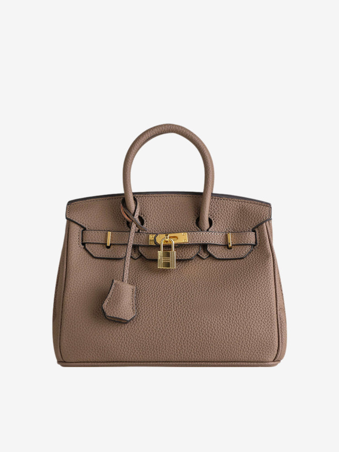 Harper | Iconic Leather Handbag-Handbags-Urban Devyne-Light Brown-Urban Devyne