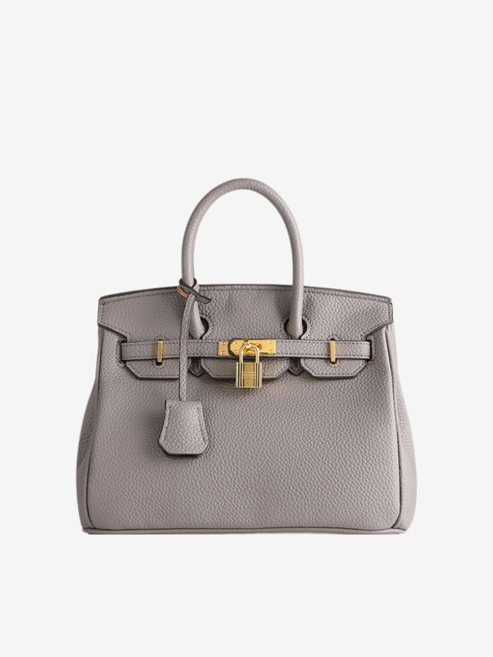 Harper | Iconic Leather Handbag-Handbags-Urban Devyne-Grey-Urban Devyne