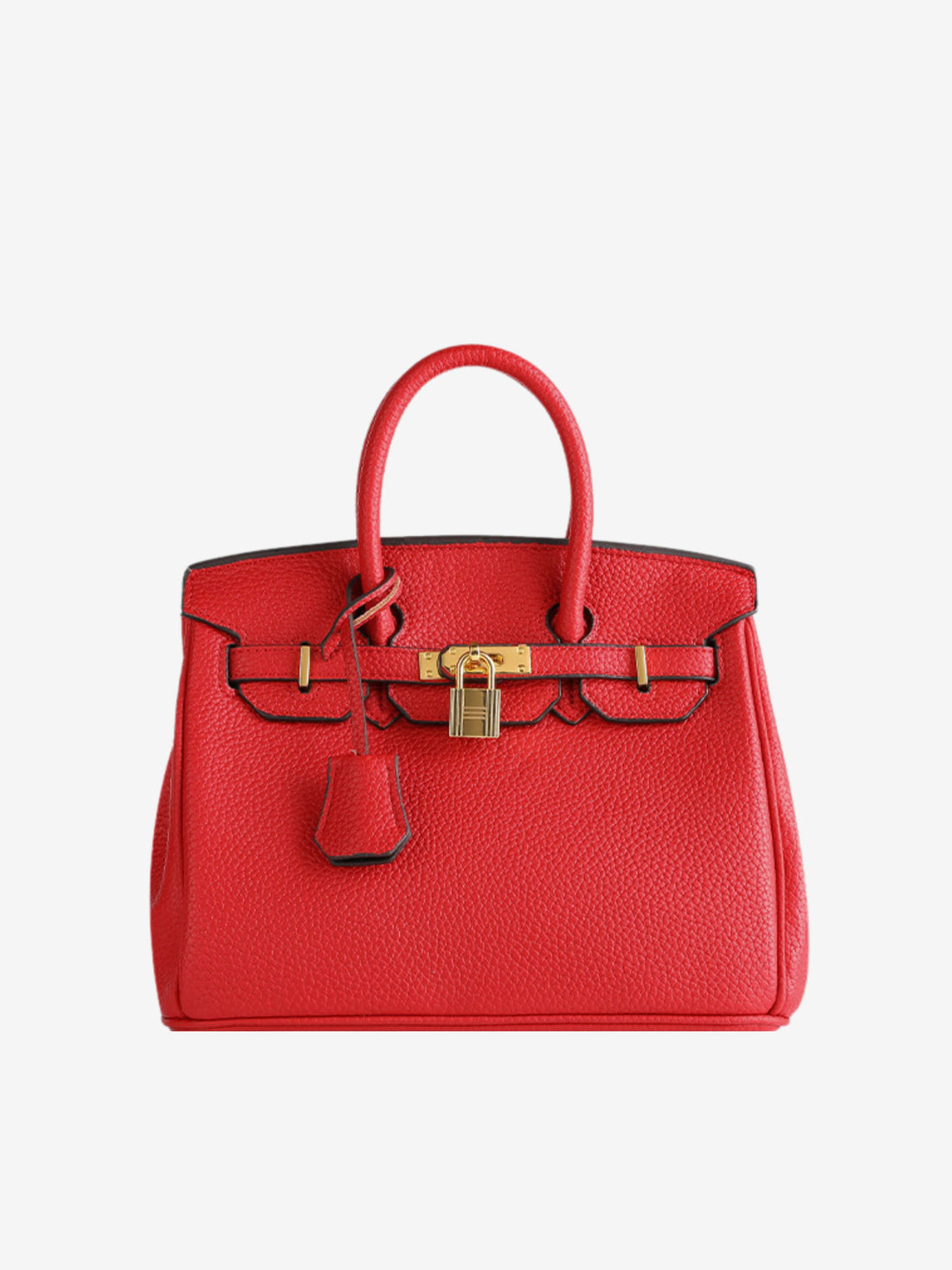 Harper | Iconic Leather Handbag-Handbags-Urban Devyne-Red-Urban Devyne