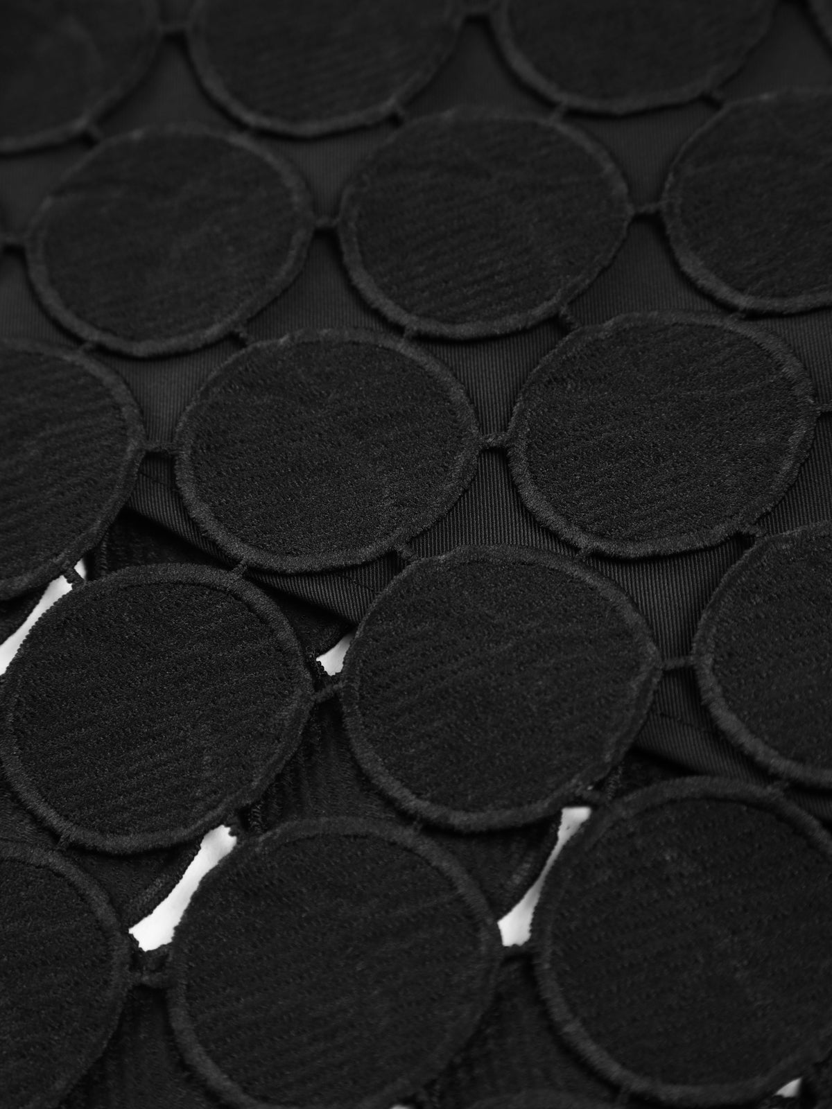 Serenade | Double Layered Multi Circle Laser Cut Skirt