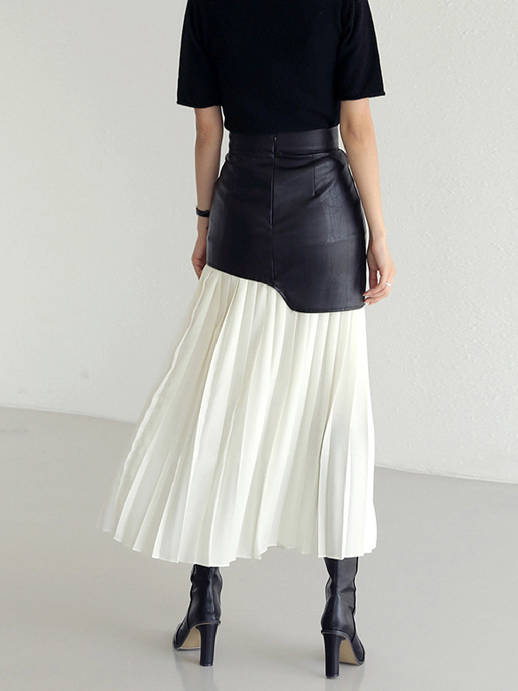 Esme | Asymmetric Pleated Maxi Skirt