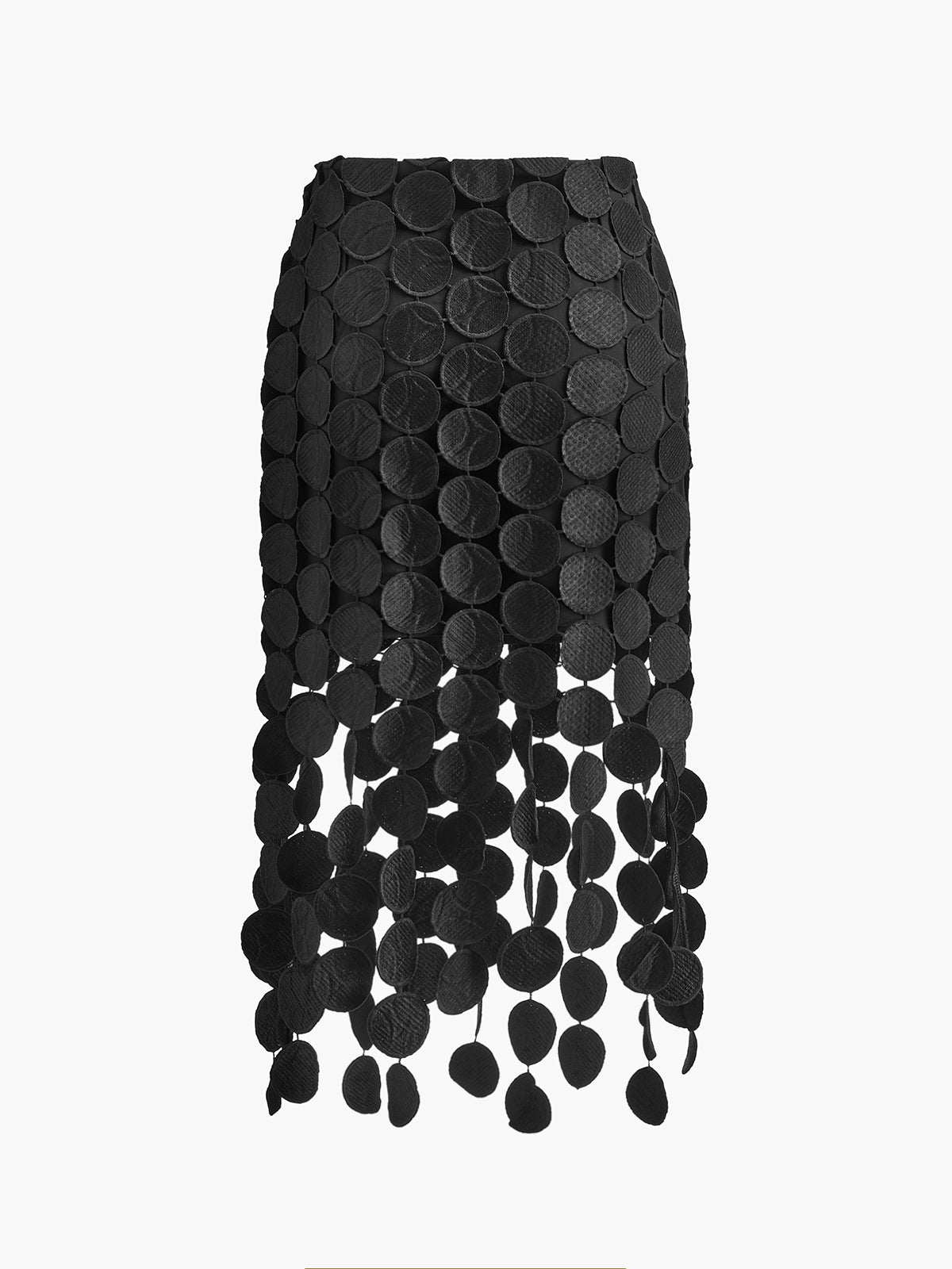 Serenade | Double Layered Multi Circle Laser Cut Skirt