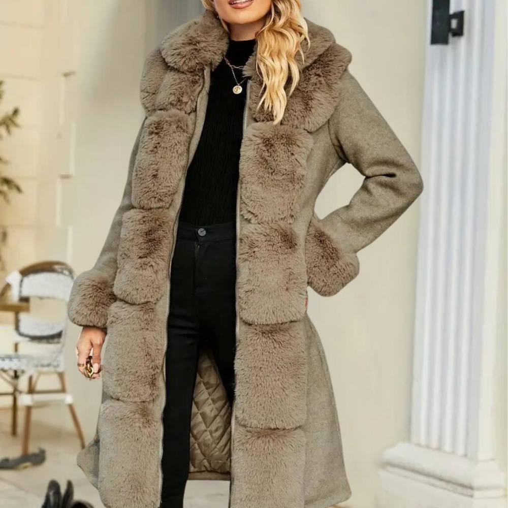 Plush Winter Coat for Women