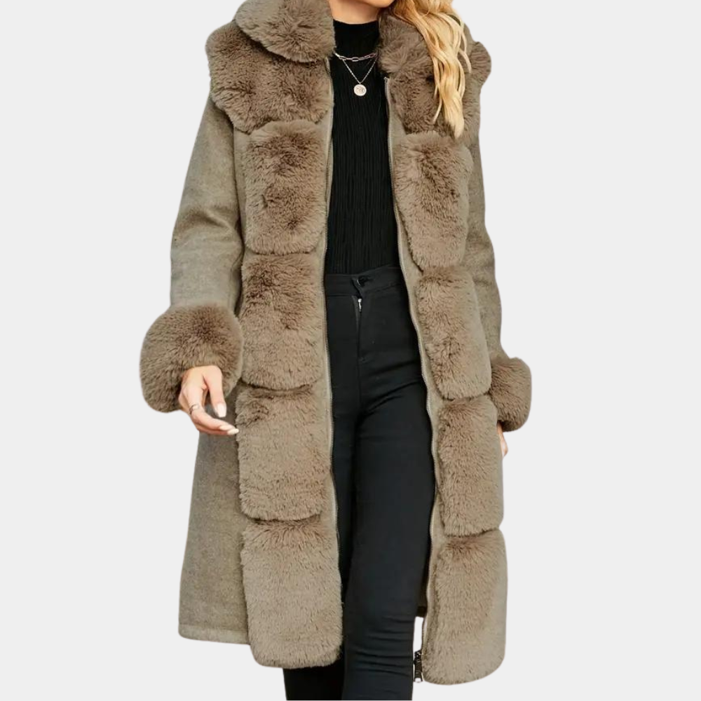 Plush Winter Coat for Women