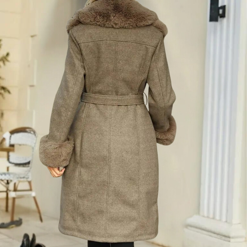 Plush Winter Coat for Women