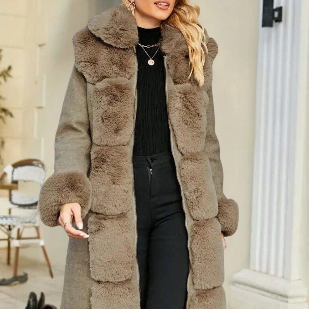 Plush Winter Coat for Women