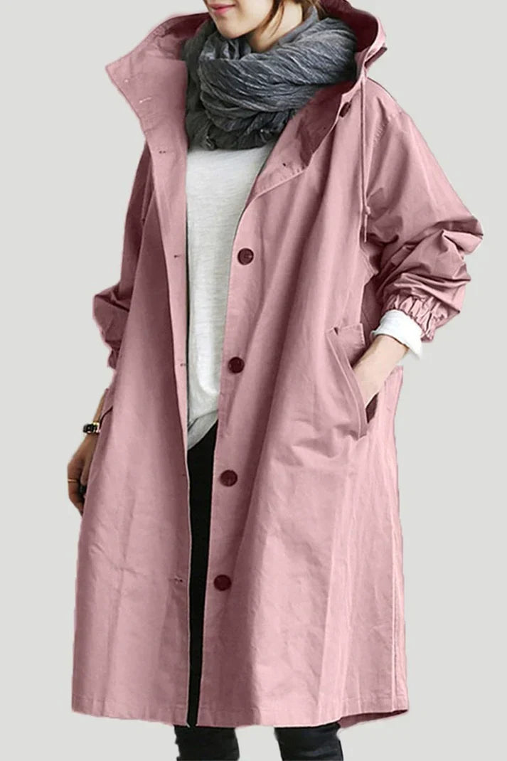 Oversized Trench Coat in Chic Style – Relaxed Fit