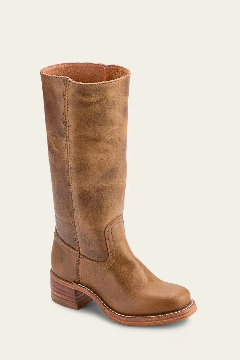 Knee High Black Leather Boots for Women with Block Heel – Timeless and Durable Design-Boots-Urban Devyne-Urban Devyne