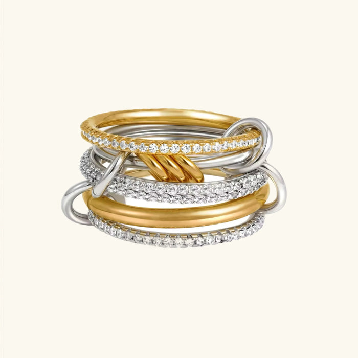 Alice Stacked Diamond Ring
