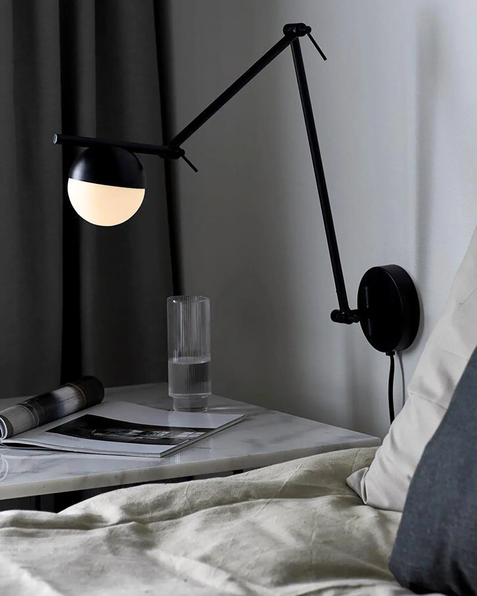 Opal Adjustable Scandi Wall Light