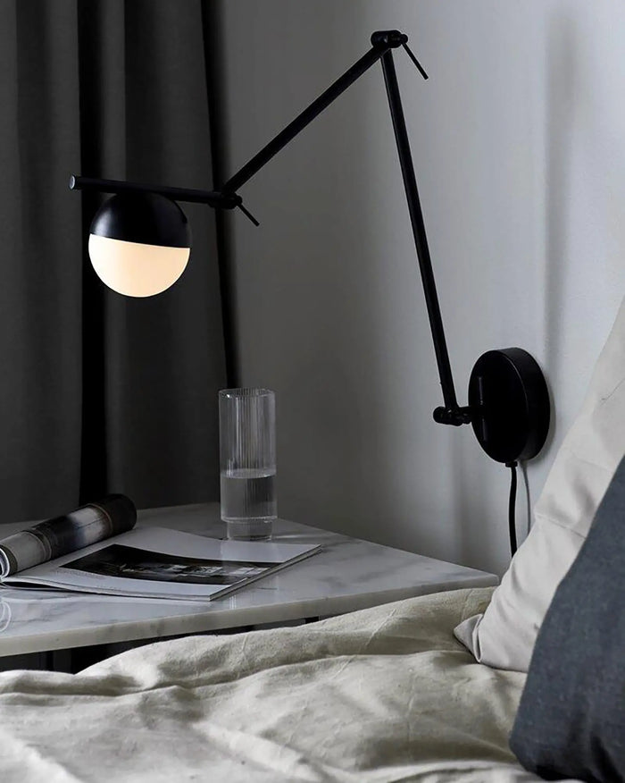 Opal Adjustable Scandi Wall Light
