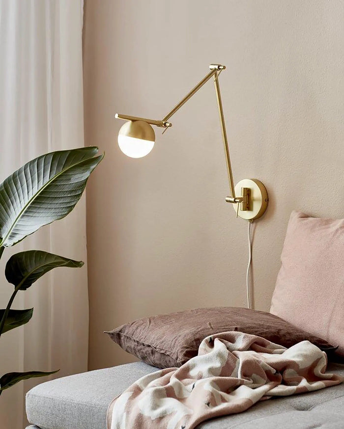 Opal Adjustable Scandi Wall Light