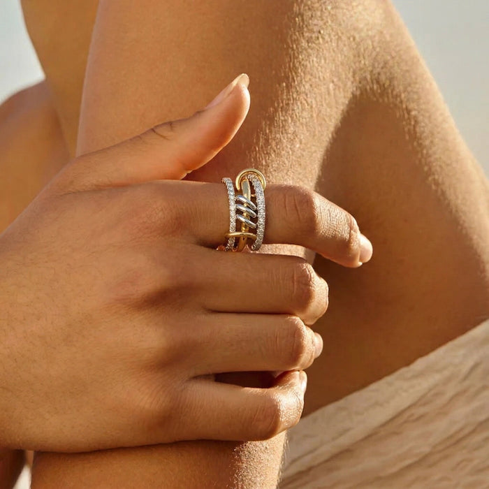 Ella Stacked Diamond Ring
