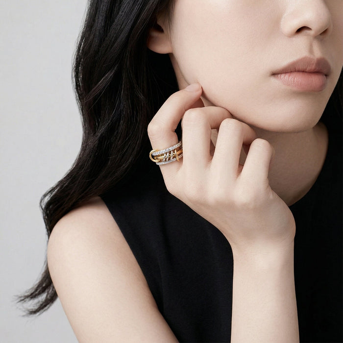 Ella Stacked Diamond Ring