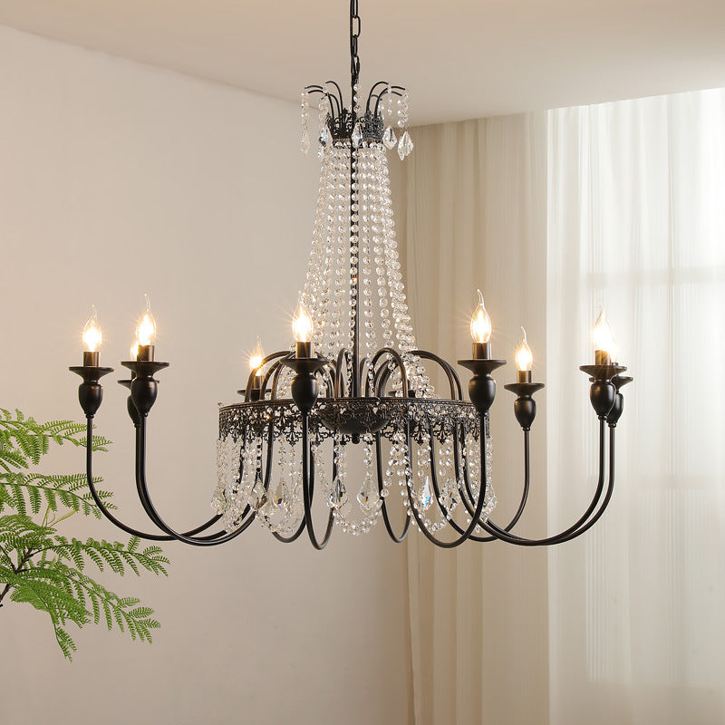 Vintage Style Crystal Chandelier for Bedroom Spaces