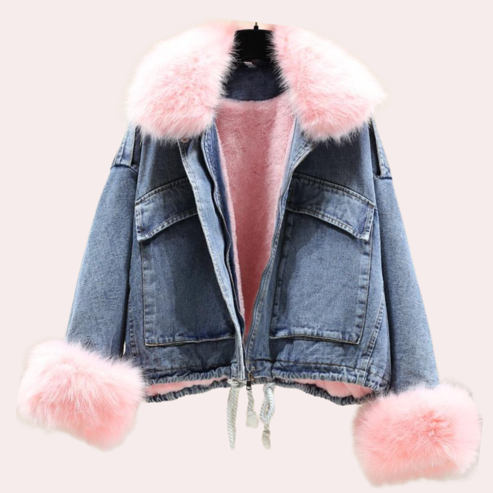 Modern Denim Down Winter Jacket