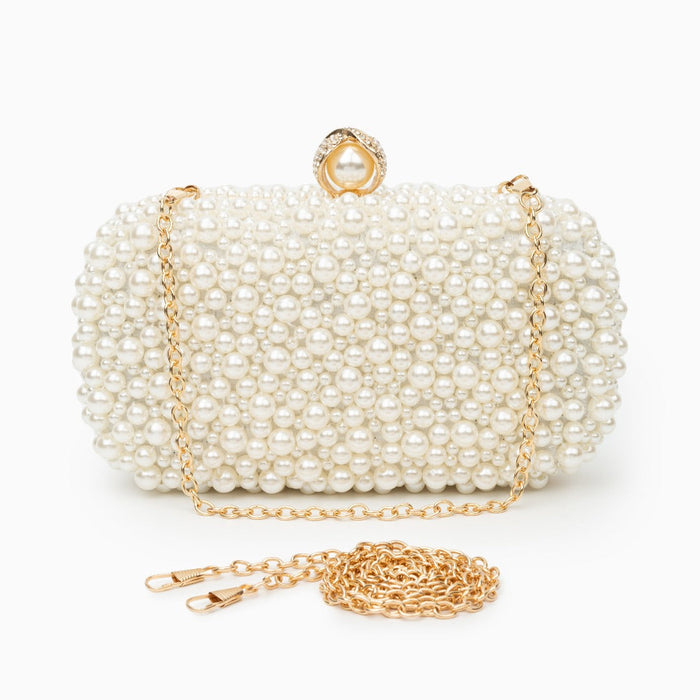 Sylvie | Pearl Clutch Bag-Clutches-Urban Devyne-Urban Devyne