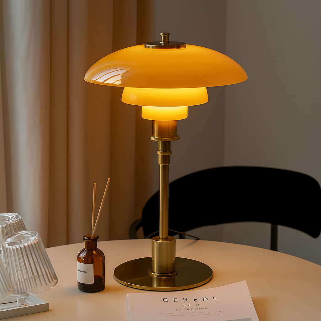 Table Lamp with Elegant Danish-inspired Design