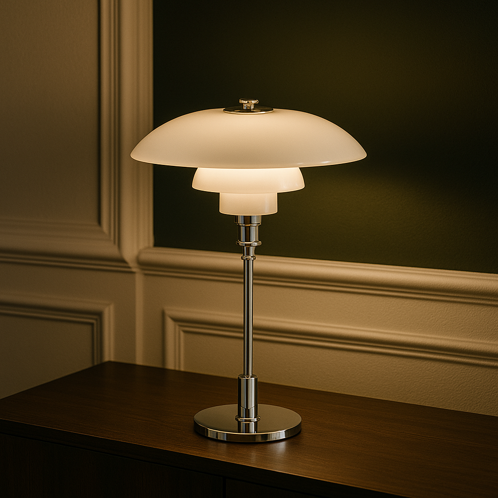 Table Lamp with Elegant Danish-inspired Design