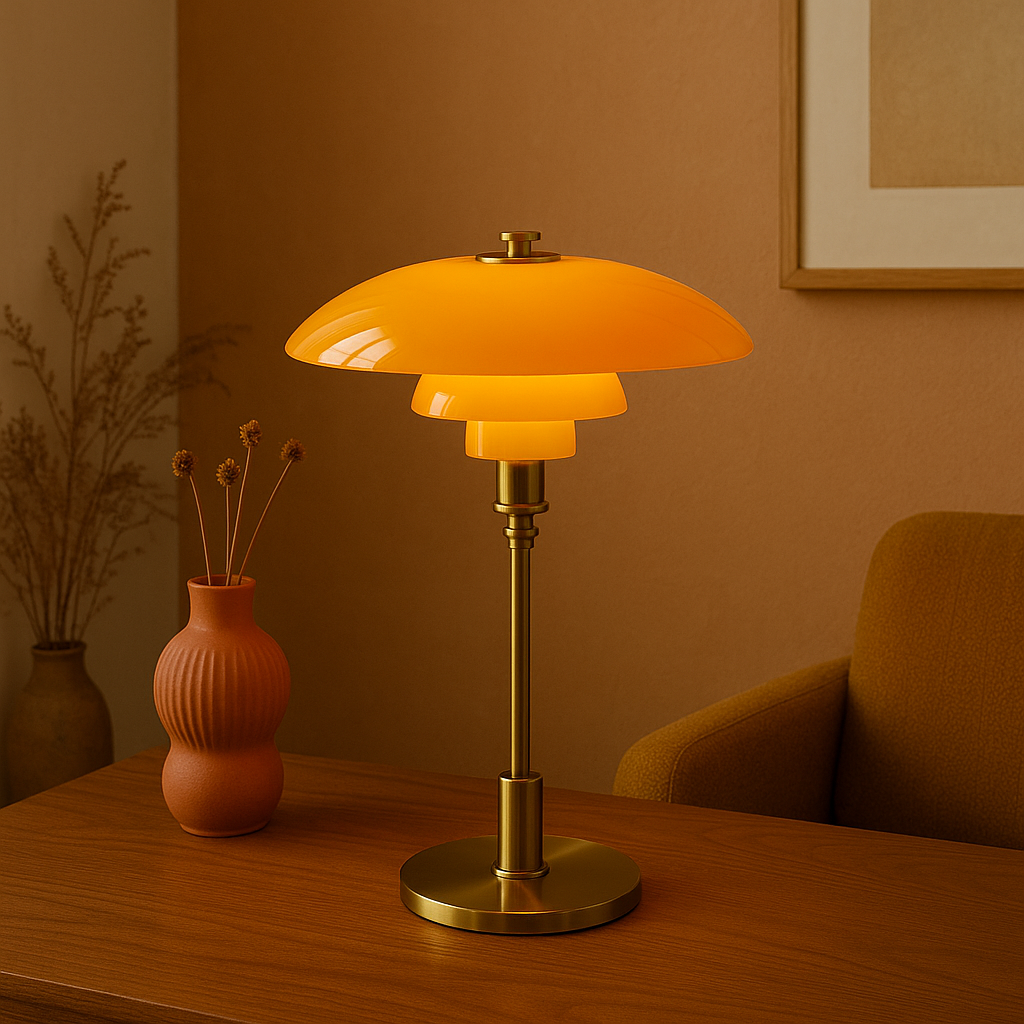 Table Lamp with Elegant Danish-inspired Design