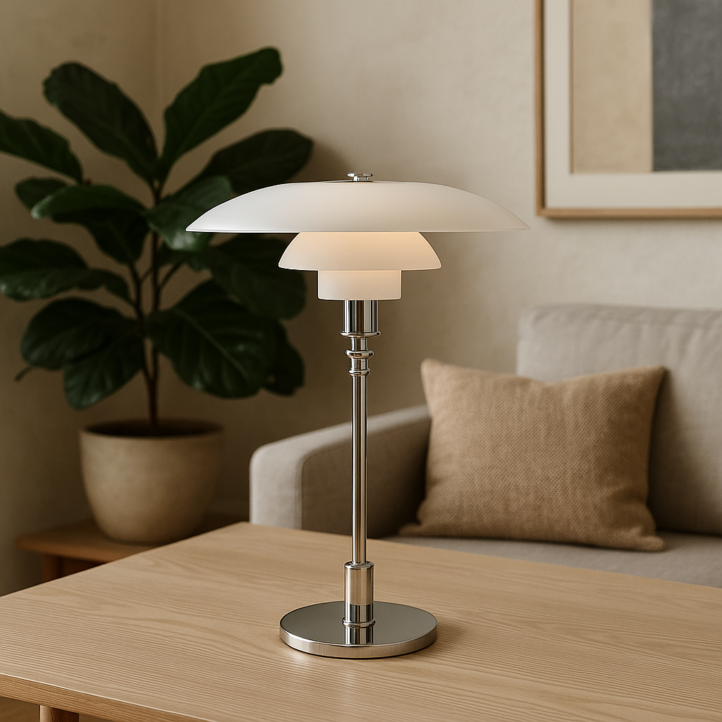 Table Lamp with Elegant Danish-inspired Design