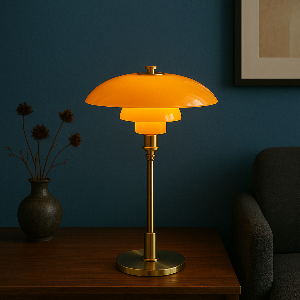 Table Lamp with Elegant Danish-inspired Design