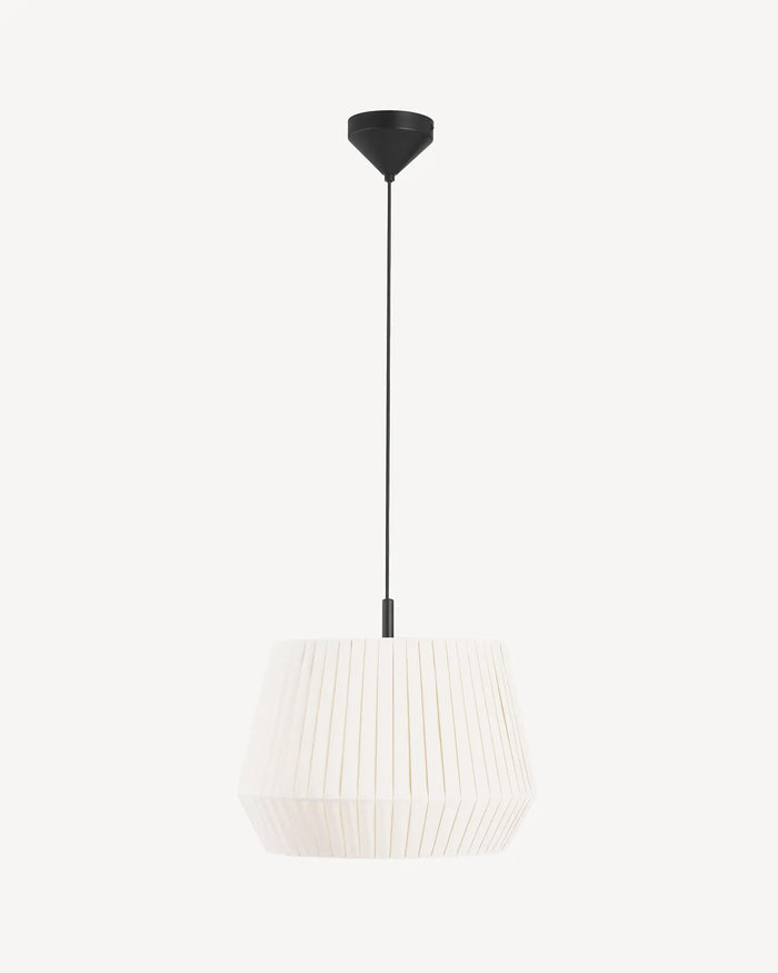 Pleated Fabric Pendant Light