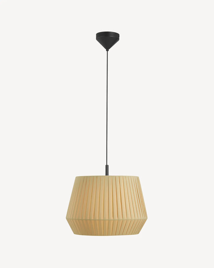 Pleated Fabric Pendant Light