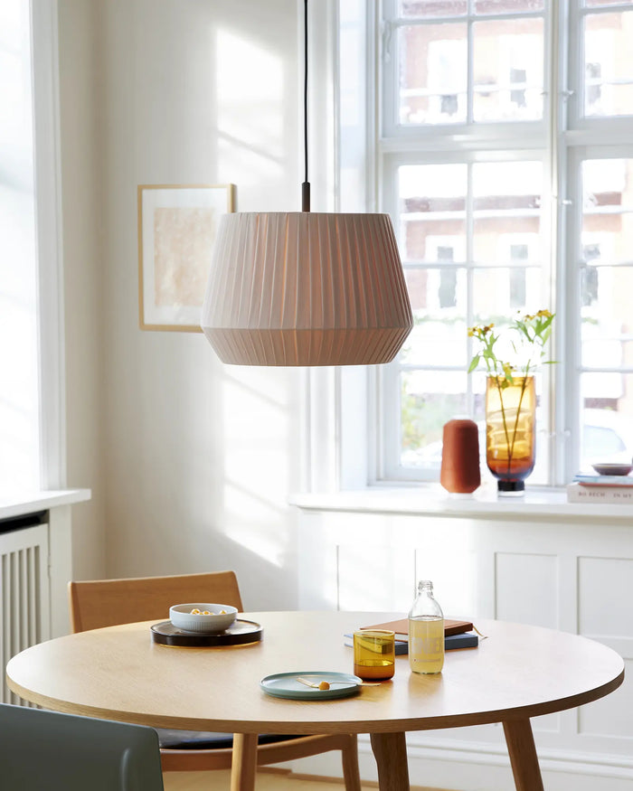 Pleated Fabric Pendant Light