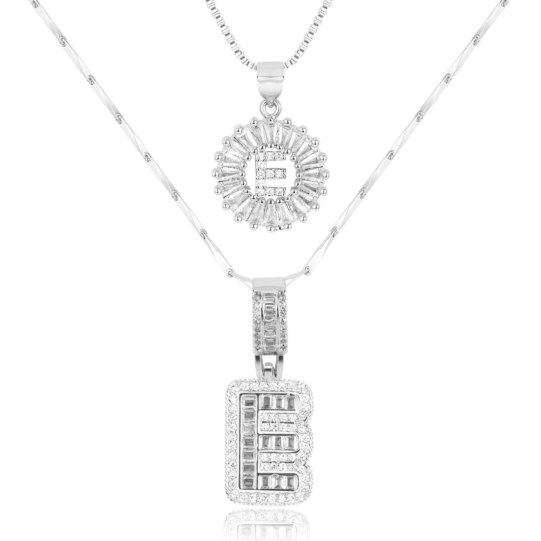 Olivia 14k Diamond Letter Initial Necklaces