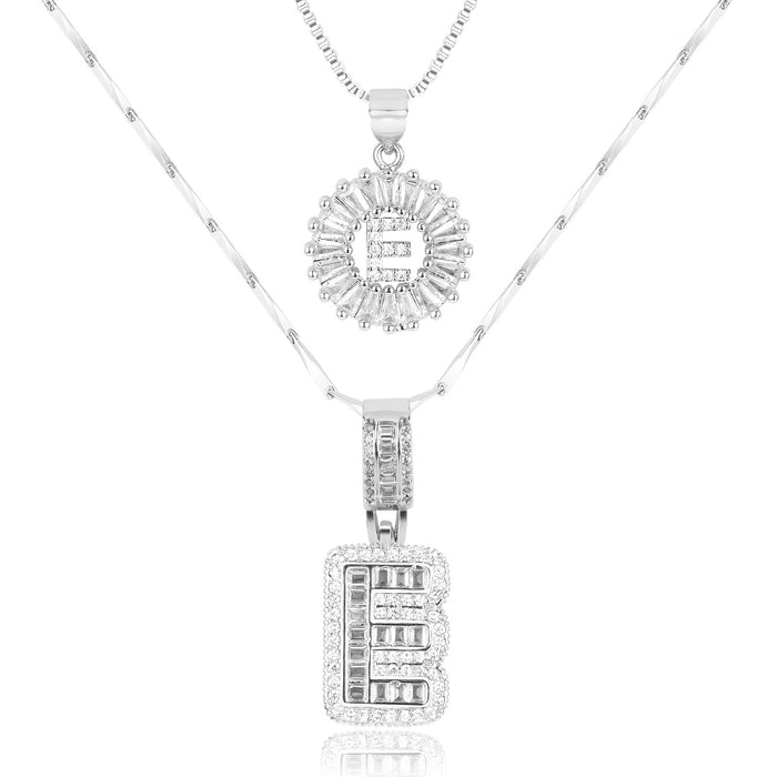 Olivia 14k Diamond Letter Initial Necklaces