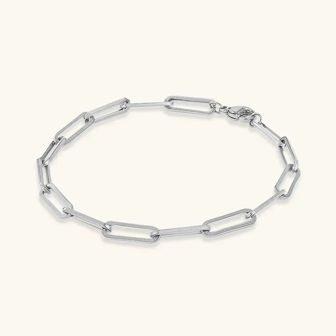 Gold Paperclip Bracelet