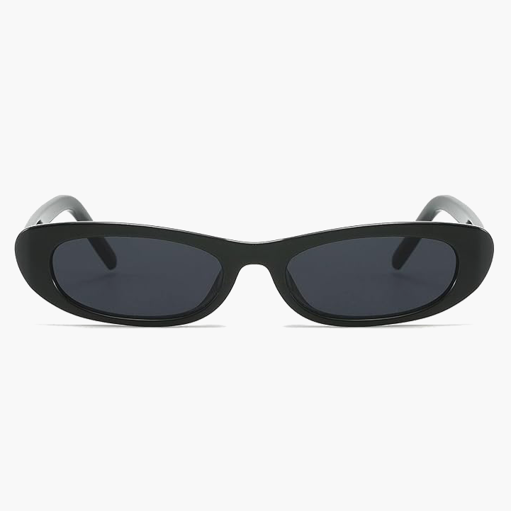 Selia | Oval Cat-Eye Sunglasses-Sunglasses-Urban Devyne-Black-Urban Devyne