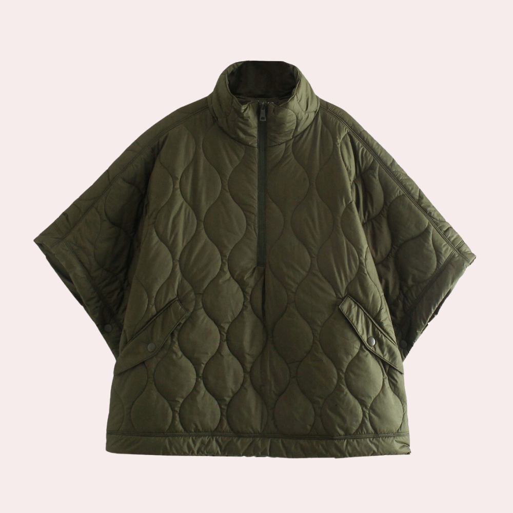 Lightweight Quilted Short-Sleeve Winter Jacket