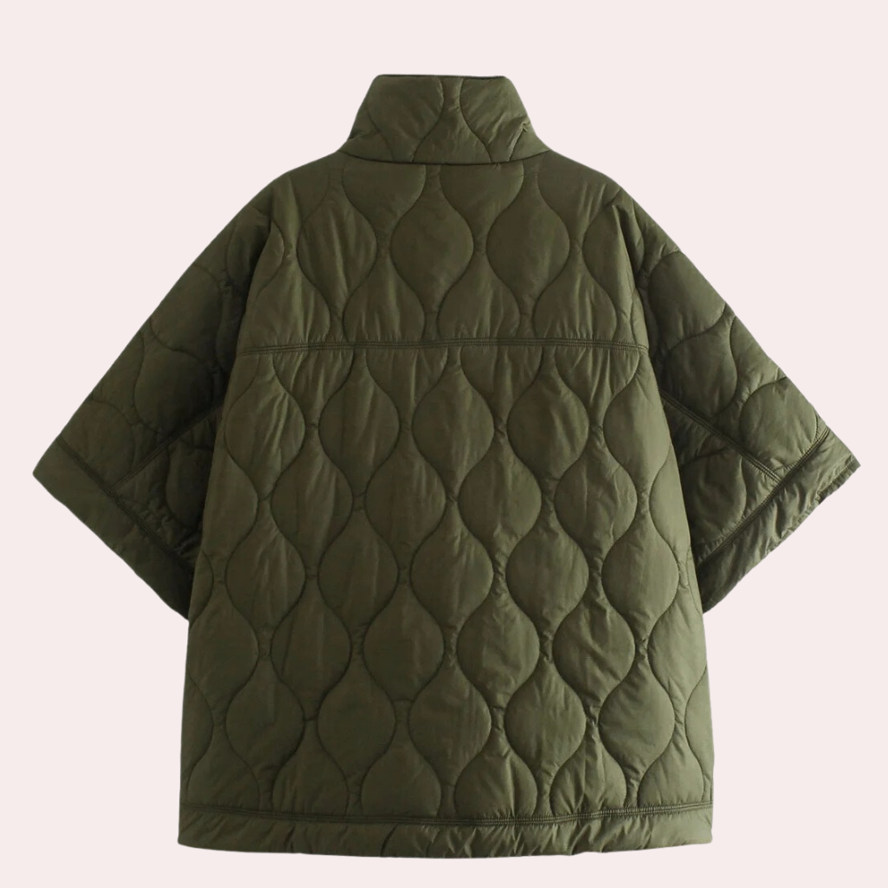 Lightweight Quilted Short-Sleeve Winter Jacket